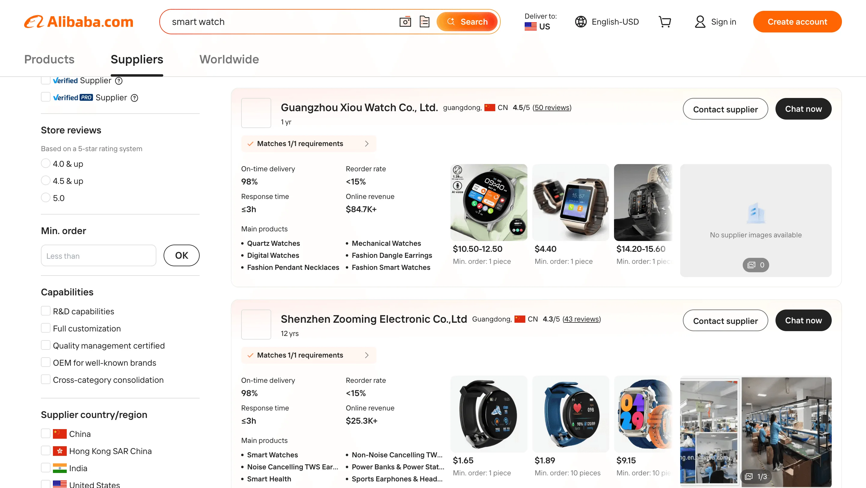 Free Alibaba supplier listings scraper – Export Data to CSV, Excel & JSON
