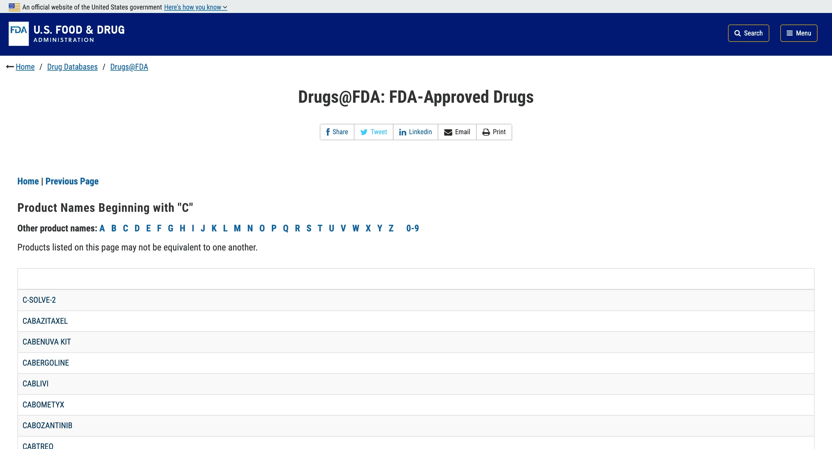 Free FDA drug approvals scraper – Export Data to CSV, Excel & JSON