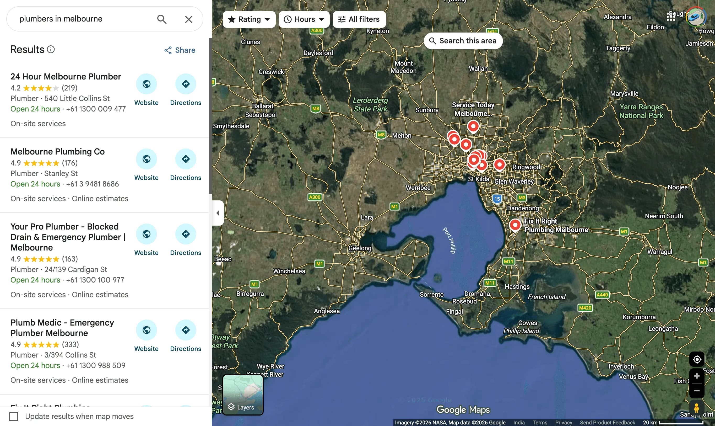 Free Google maps places scraper – Export Data to CSV, Excel & JSON