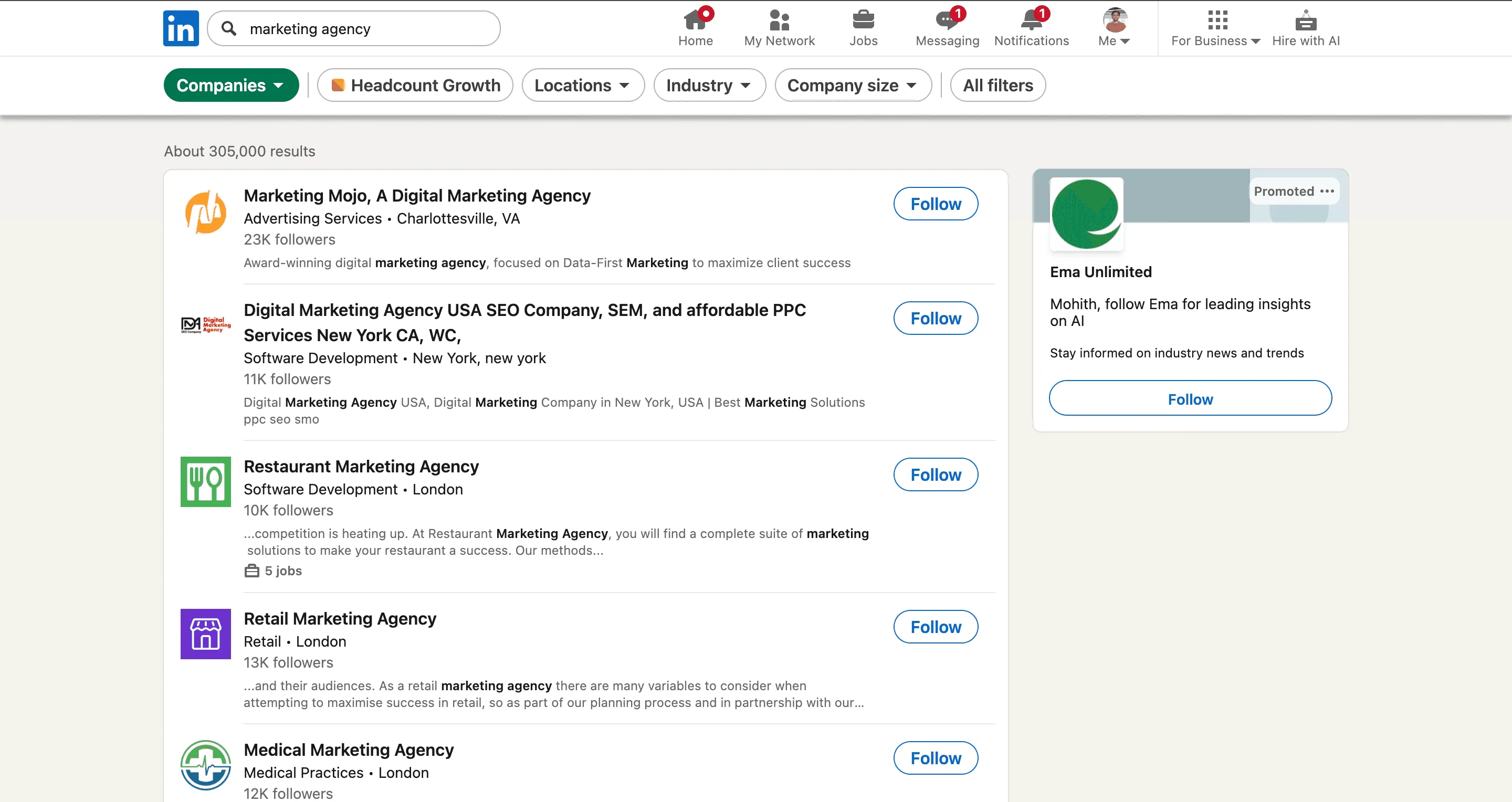 Free Linkedin companies scraper – Export Data to CSV, Excel & JSON
