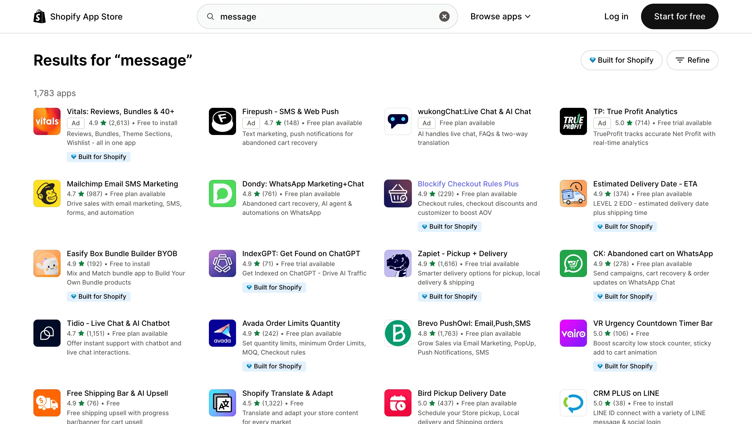 Free Shopify apps scraper – Export Data to CSV, Excel & JSON