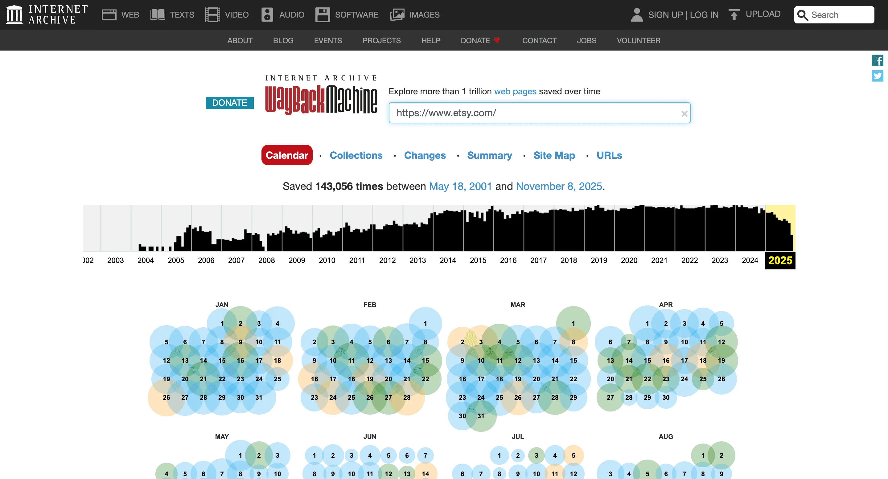Free Wayback machine archived pages scraper – Export Data to CSV, Excel & JSON
