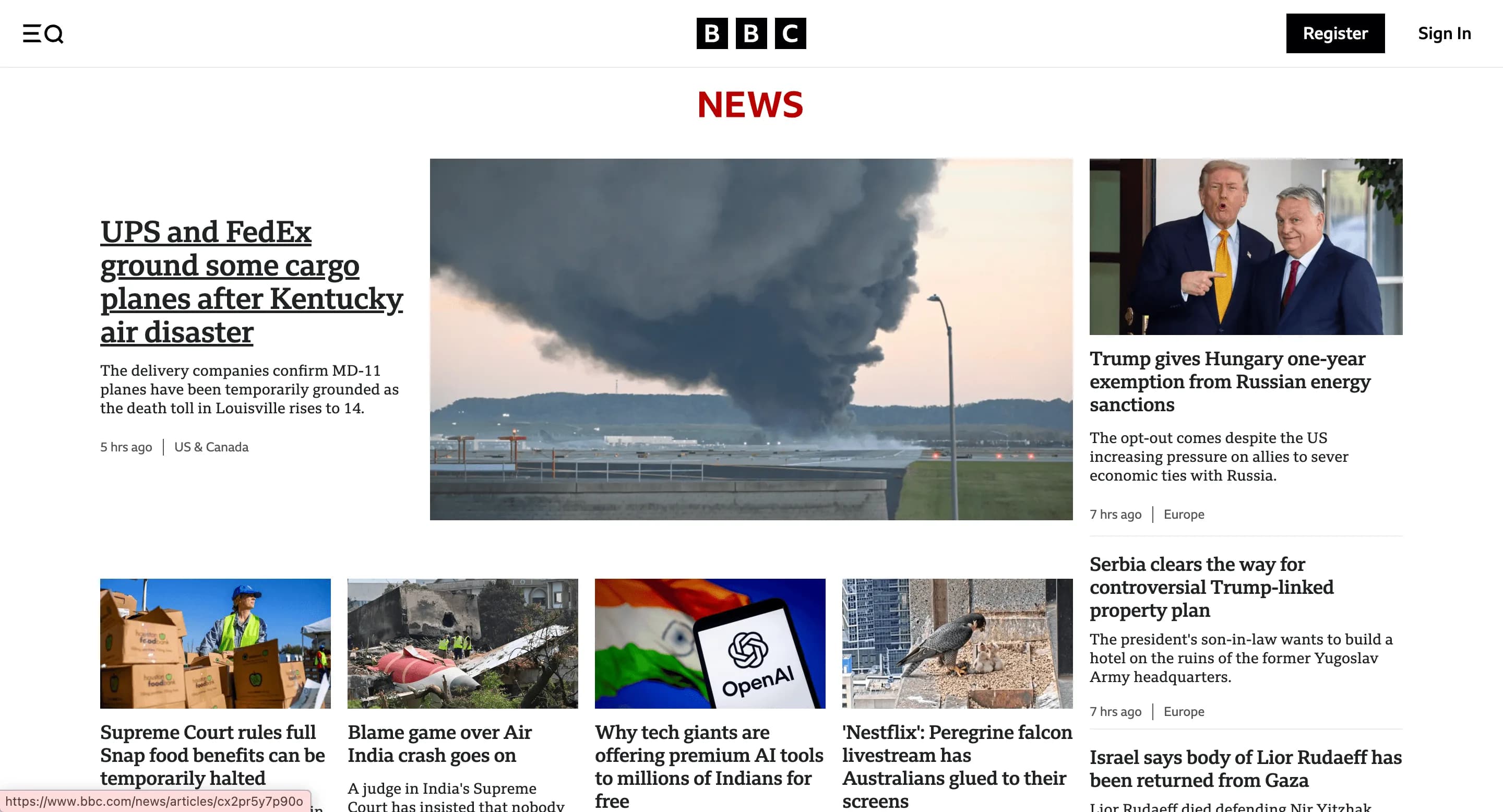 Free BBC News headlines scraper – Export Data to CSV, Excel & JSON